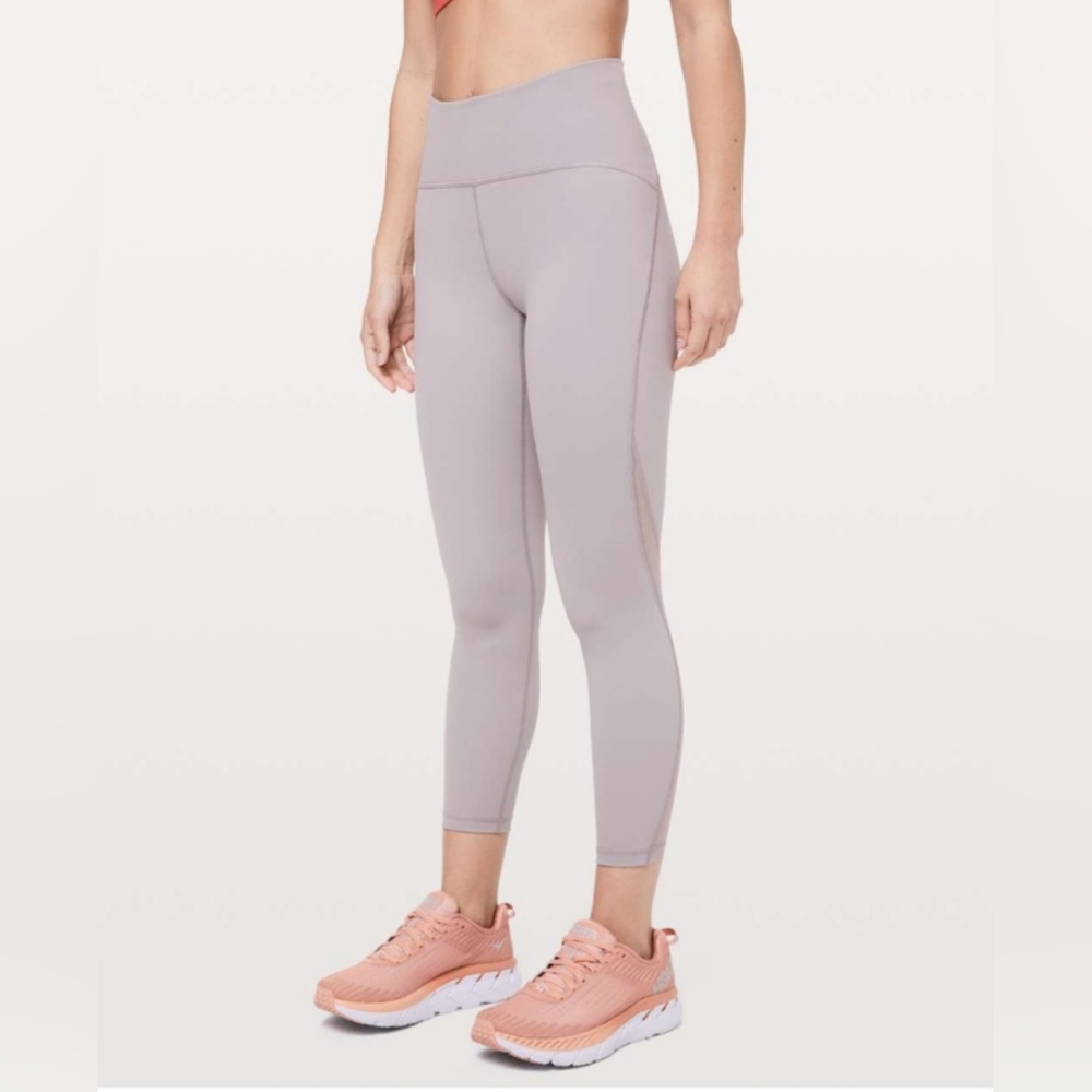 Lululemon Train Times 7/8 Pant 25" Dark Chrome Size 10